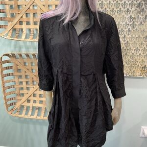 Joseph Ribkoff Black Button-Up Blouse